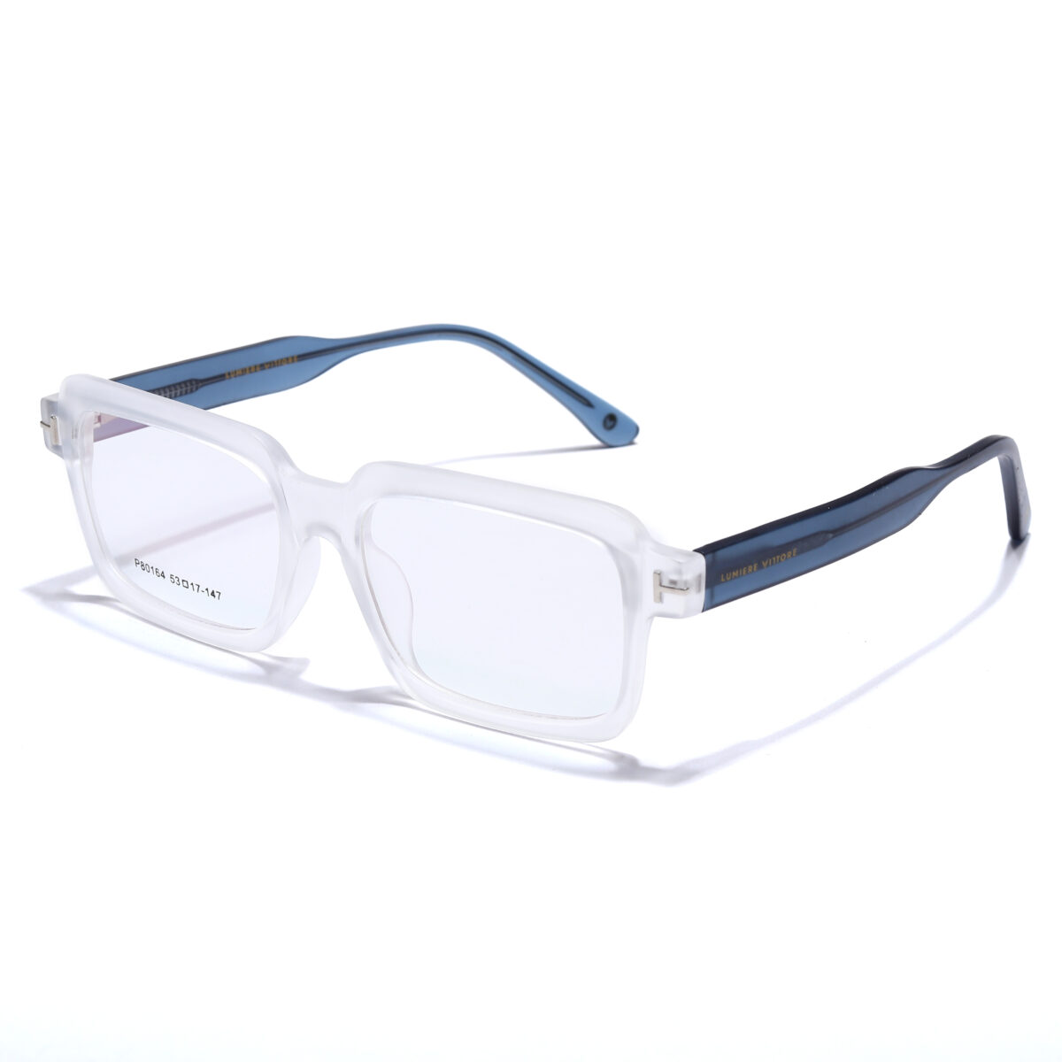 Money Heist Glasses - Bogota, Clear Blue