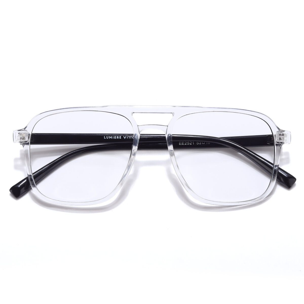 Prescription Frames, Clear Black, EE2521 - Image 4