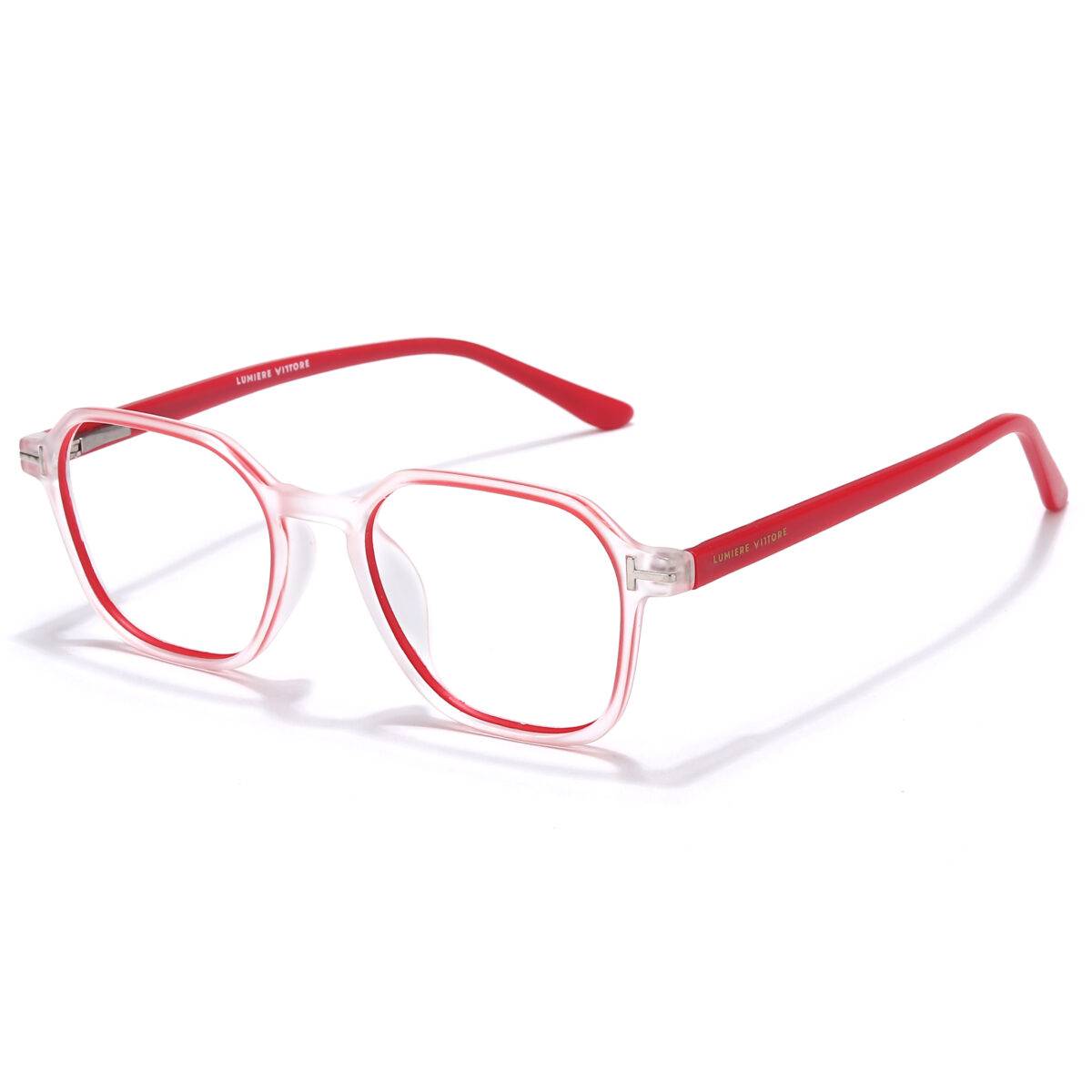 Money Heist Glasses – Rio, Clear Red