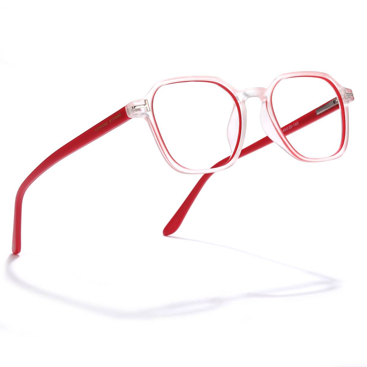 Money Heist Glasses – Rio, Clear Red - Image 2