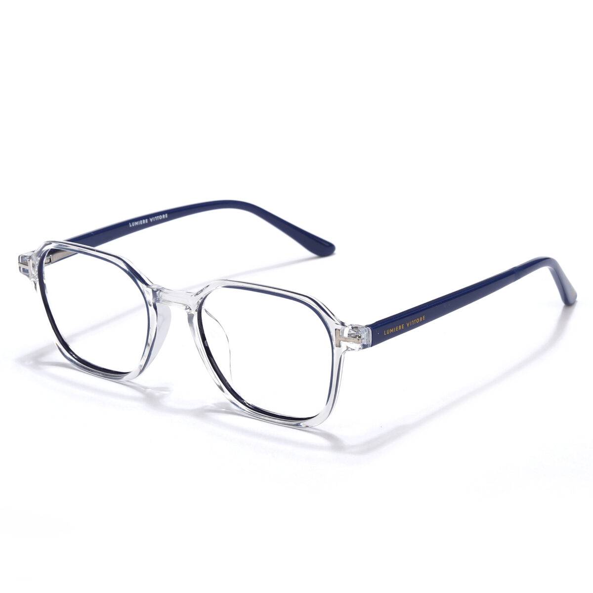 Money Heist Glasses - Rio, Clear Blue