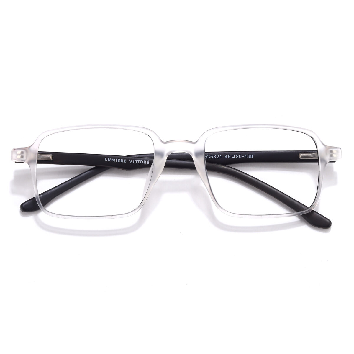 Money Heist Glasses - Denver, Clear Black - Image 3
