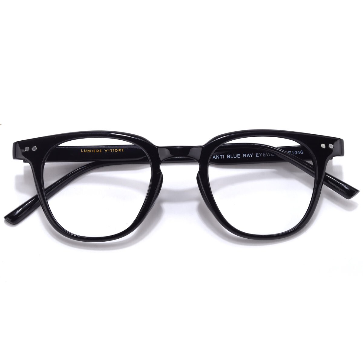 Anti-Blue Ray Glasses, Black, G1046 - Image 4