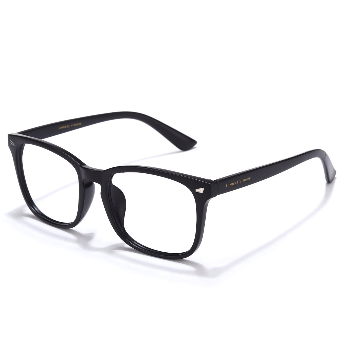 Anti-Blue Ray Screen Glasses, Matte Black, G1042 - Image 2